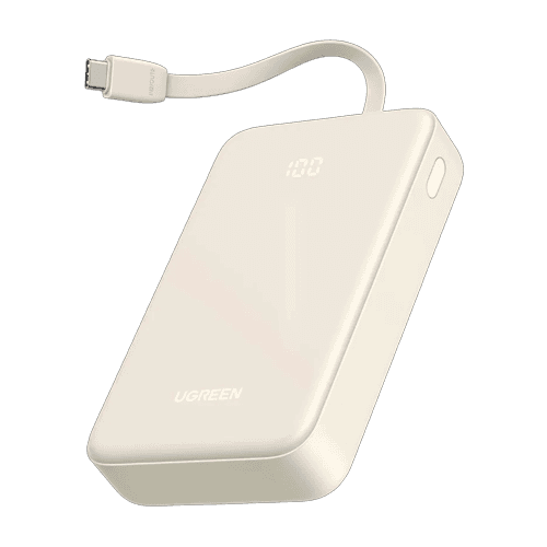 Ugreen 20000mAh Power Bank with Built-in Cable